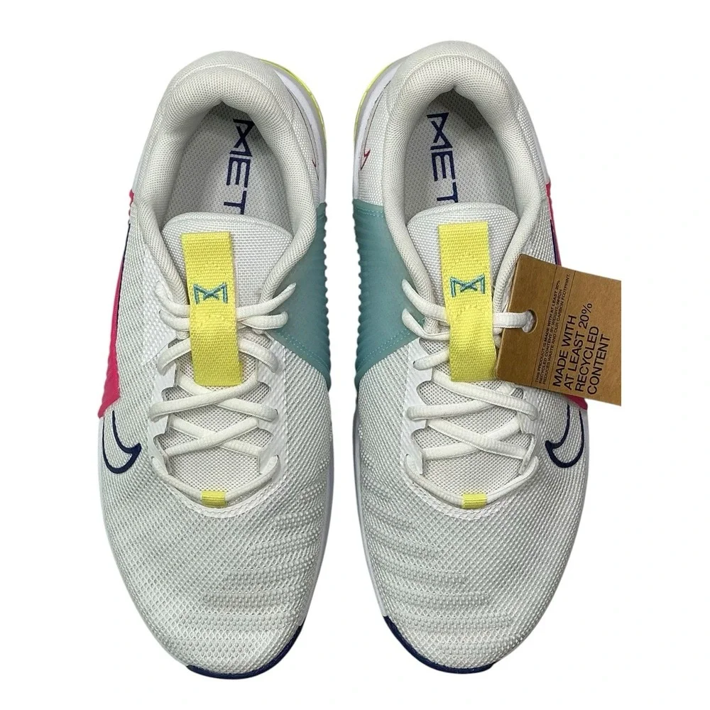 Nike Metcon 9 AMP Training Shoes White Fierce Pink DZ2617-102 Men Sz 10  No Box